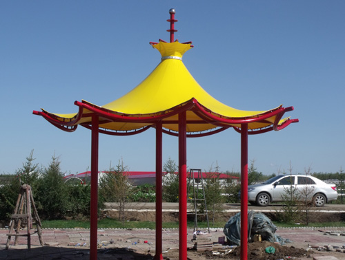 長春膜結(jié)構(gòu)設(shè)計：色彩艷麗，打造獨特景觀